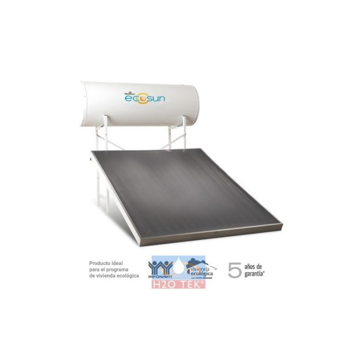 Calentador de agua solar 150 litros tipo termosifón marca Optimus Ecosun