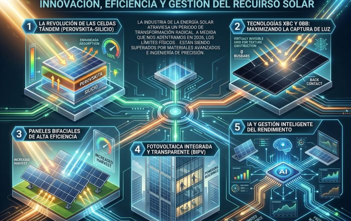 La Revolución Tecnológica en celdas solares, Innovación, Eficiencia y Gestión del recurso Solar